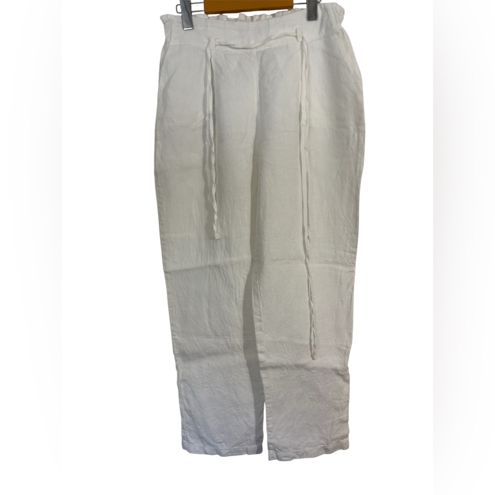 Mus & Bombon White linen Casual Pants